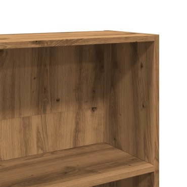 vidaXL Βιβλιοθήκη Αρτισιανή Δρυς 80x24x143cm από Επεξεργασμένο Ξύλο 1 τεμ.