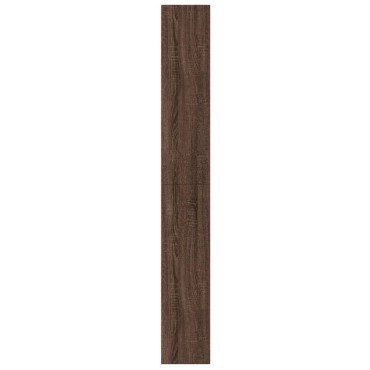 vidaXL Βιβλιοθήκη Καφέ Δρυς 60x24x176cm από Επεξεργασμένο Ξύλο 1 τεμ.