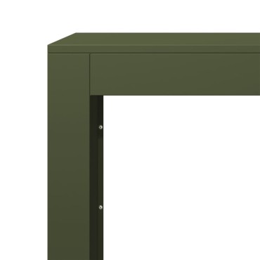 vidaXL Ράφι Καυσόξυλων Πράσινη 100x40x60 εκ. Ατσάλινο