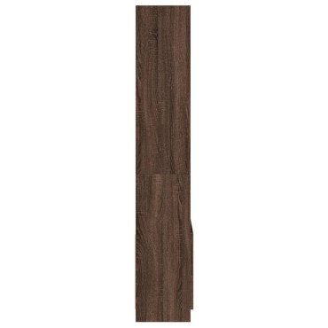 vidaXL Ντουλάπι Καφέ Δρυς 63x33x180cm από Επεξεργασμένο Ξύλο 1 τεμ.