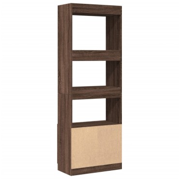 vidaXL Ντουλάπι Καφέ Δρυς 63x33x180cm από Επεξεργασμένο Ξύλο 1 τεμ.