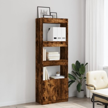vidaXL Ντουλάπι Καπνιστή Δρυς 63x33x180cm από Επεξεργασμένο Ξύλο 1 τεμ.