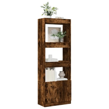 vidaXL Ντουλάπι Καπνιστή Δρυς 63x33x180cm από Επεξεργασμένο Ξύλο 1 τεμ.
