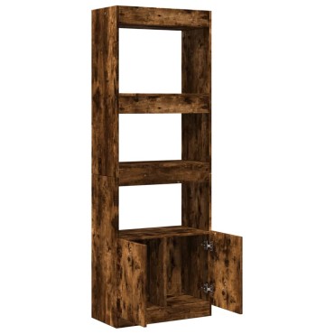 vidaXL Ντουλάπι Καπνιστή Δρυς 63x33x180cm από Επεξεργασμένο Ξύλο 1 τεμ.