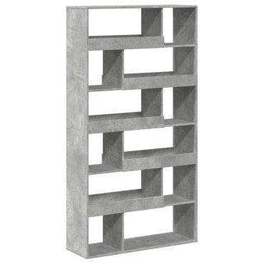 vidaXL Βιβλιοθήκη/Διαχωριστικό Χώρου Γκρι 100x33x187,5cm Επεξ. Ξύλο 1 τεμ.