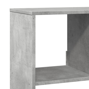 vidaXL Βιβλιοθήκη/Διαχωριστικό Χώρου Γκρι 100x33x187,5cm Επεξ. Ξύλο 1 τεμ.