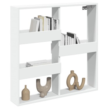 vidaXL Ντουλάπι Τοίχου Λευκό 80x15x80cm από Επεξεργασμένο Ξύλο 1 τεμ.