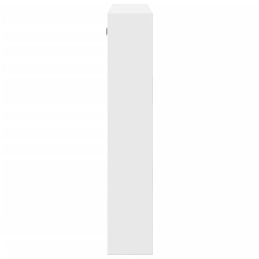 vidaXL Ντουλάπι Τοίχου Λευκό 80x15x80cm από Επεξεργασμένο Ξύλο 1 τεμ.