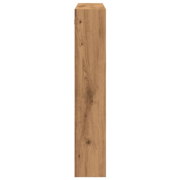 vidaXL Ντουλάπι Τοίχου Αρτισιανή Δρυς 80x15x80cm Επεξεργασμένο Ξύλο 1 τεμ.