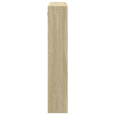 vidaXL Ντουλάπι Τοίχου Sonoma Δρυς 80x15x80cm Επεξεργασμένο Ξύλο 1 τεμ.