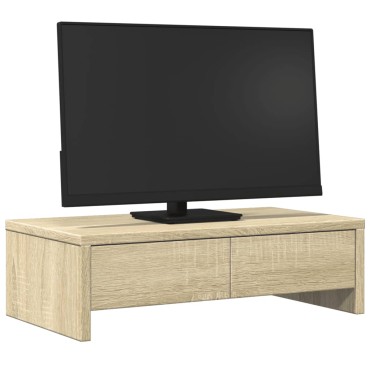 vidaXL Βάση Οθόνης Sonoma Δρυς 50x27x15 εκ. από Επεξεργασμένο Ξύλο