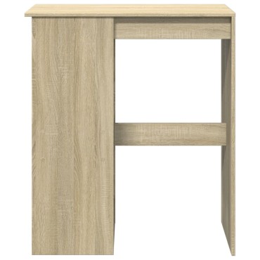 vidaXL Τραπέζι Μπαρ με Ράγες Sonoma Δρυς 90x47,5x103,5cm Επεξεργ. Ξύλο 1 τεμ.