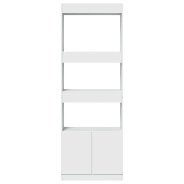 vidaXL Ντουλάπι Λευκό 63x33x180cm από Επεξεργασμένο Ξύλο 1 τεμ.
