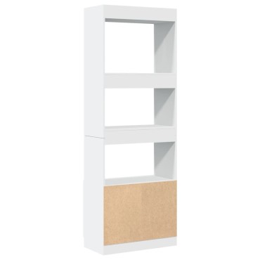 vidaXL Ντουλάπι Λευκό 63x33x180cm από Επεξεργασμένο Ξύλο 1 τεμ.