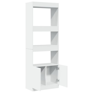 vidaXL Ντουλάπι Λευκό 63x33x180cm από Επεξεργασμένο Ξύλο 1 τεμ.