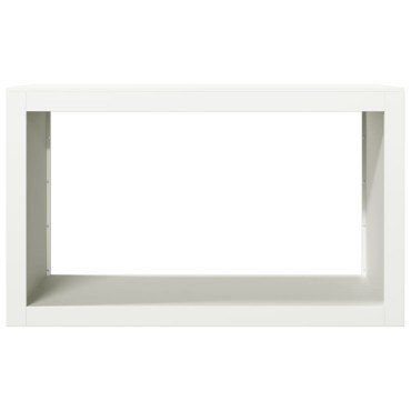 vidaXL Ράφι Καυσόξυλων Λευκό 100x40x60 εκ. Ατσάλινο