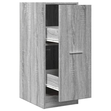 vidaXL Συρταριέρα Γενικής Χρήσης Γκρι Sonoma 30x41x77,5cm Επεξ. Ξύλο 1 τεμ.