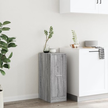 vidaXL Συρταριέρα Γενικής Χρήσης Γκρι Sonoma 30x41x77,5cm Επεξ. Ξύλο 1 τεμ.