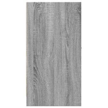 vidaXL Συρταριέρα Γενικής Χρήσης Γκρι Sonoma 30x41x77,5cm Επεξ. Ξύλο 1 τεμ.