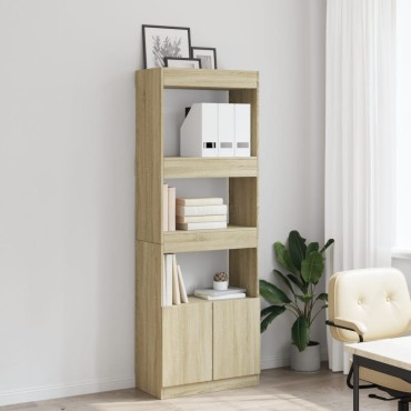 vidaXL Ντουλάπι Sonoma Δρυς 63x33x180cm από Επεξεργασμένο Ξύλο 1 τεμ.