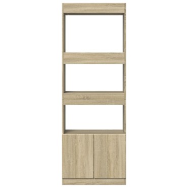 vidaXL Ντουλάπι Sonoma Δρυς 63x33x180cm από Επεξεργασμένο Ξύλο 1 τεμ.