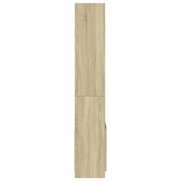 vidaXL Ντουλάπι Sonoma Δρυς 63x33x180cm από Επεξεργασμένο Ξύλο 1 τεμ.