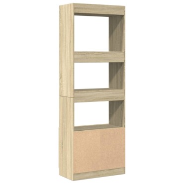 vidaXL Ντουλάπι Sonoma Δρυς 63x33x180cm από Επεξεργασμένο Ξύλο 1 τεμ.