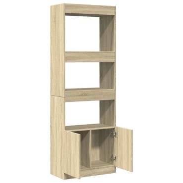 vidaXL Ντουλάπι Sonoma Δρυς 63x33x180cm από Επεξεργασμένο Ξύλο 1 τεμ.