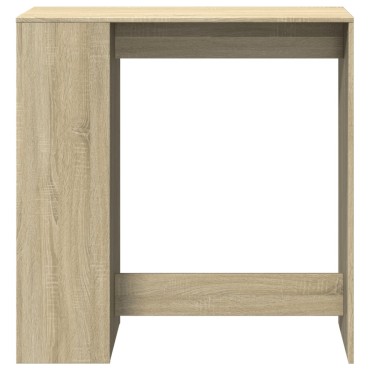vidaXL Τραπέζι Μπαρ με Ράγες Sonoma Δρυς 101x40x103,5cm Επεξεργ. Ξύλο 1 τεμ.