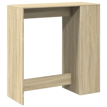 vidaXL Τραπέζι Μπαρ με Ράγες Sonoma Δρυς 101x40x103,5cm Επεξεργ. Ξύλο 1 τεμ.