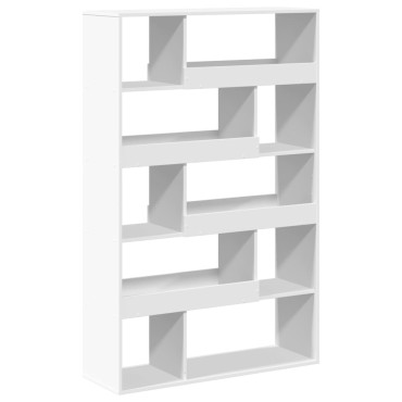 vidaXL Βιβλιοθήκη Λευκή 100x33x156,5cm από Επεξεργασμένο Ξύλο 1 τεμ.
