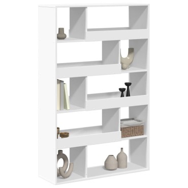 vidaXL Βιβλιοθήκη Λευκή 100x33x156,5cm από Επεξεργασμένο Ξύλο 1 τεμ.