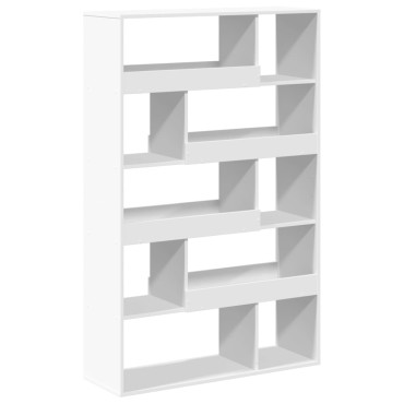vidaXL Βιβλιοθήκη Λευκή 100x33x156,5cm από Επεξεργασμένο Ξύλο 1 τεμ.