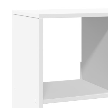 vidaXL Βιβλιοθήκη Λευκή 100x33x156,5cm από Επεξεργασμένο Ξύλο 1 τεμ.