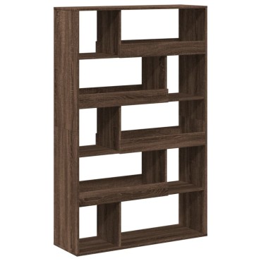 vidaXL Βιβλιοθήκη Καφέ Δρυς 100x33x156,5cm από Επεξεργασμένο Ξύλο 1 τεμ.