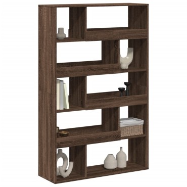 vidaXL Βιβλιοθήκη Καφέ Δρυς 100x33x156,5cm από Επεξεργασμένο Ξύλο 1 τεμ.