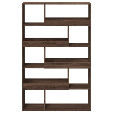 vidaXL Βιβλιοθήκη Καφέ Δρυς 100x33x156,5cm από Επεξεργασμένο Ξύλο 1 τεμ.