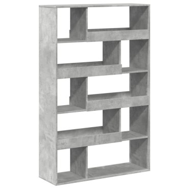 vidaXL Βιβλιοθήκη/Διαχωριστικό Χώρου Γκρι 100x33x156,5cm Επεξ. Ξύλο 1 τεμ.
