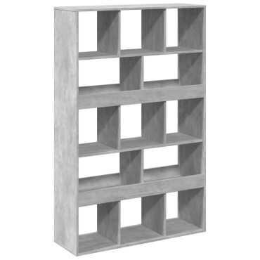 vidaXL Βιβλιοθήκη/Διαχωριστικό Χώρου Γκρι 100x33x156,5cm Επεξ. Ξύλο 1 τεμ.