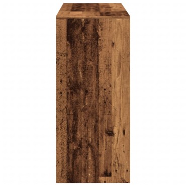 vidaXL Τραπέζι Μπαρ με Ράγες 124x46x103,5cm Επεξεργ. Ξύλο 1 τεμ.