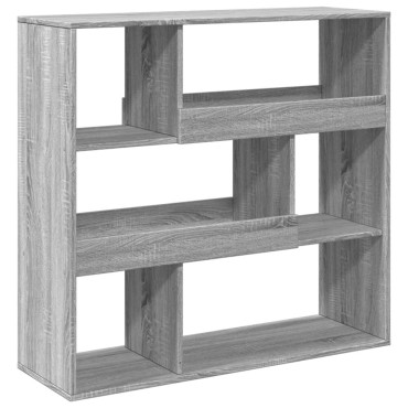 vidaXL Βιβλιοθήκη/Διαχωριστικό Χώρου Γκρι Sonoma 100x33x94,5cm 1 τεμ.