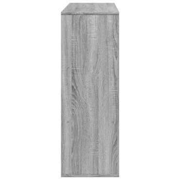 vidaXL Βιβλιοθήκη/Διαχωριστικό Χώρου Γκρι Sonoma 100x33x94,5cm 1 τεμ.