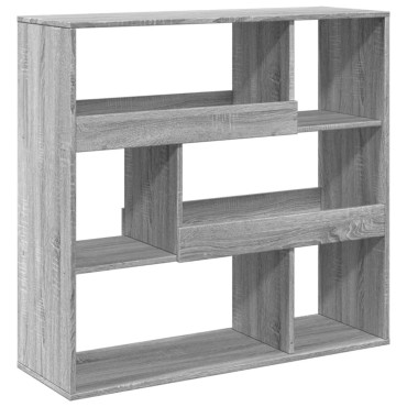 vidaXL Βιβλιοθήκη/Διαχωριστικό Χώρου Γκρι Sonoma 100x33x94,5cm 1 τεμ.