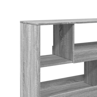vidaXL Βιβλιοθήκη/Διαχωριστικό Χώρου Γκρι Sonoma 100x33x94,5cm 1 τεμ.