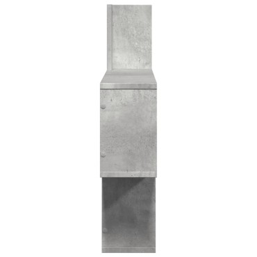 vidaXL Ραφιέρα Τοίχου Γκρι Σκυροδέματος 100x15x70cm από Επεξ. Ξύλο 1 τεμ.