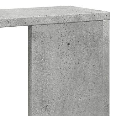 vidaXL Ραφιέρα Τοίχου Γκρι Σκυροδέματος 100x15x70cm από Επεξ. Ξύλο 1 τεμ.