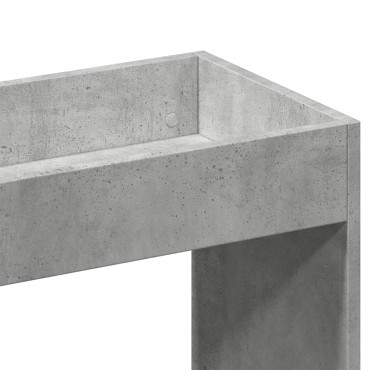 vidaXL Ντουλάπι Γκρι Σκυρ. 63x33x140cm από Επεξεργασμένο Ξύλο 1 τεμ.