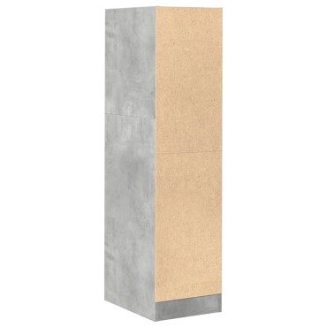 vidaXL Συρταριέρα Γενικής Χρήσης Γκρι Σκυρ.30x41x118cm Επεξ. Ξύλο 1 τεμ.