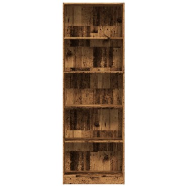 vidaXL Βιβλιοθήκη Όψη Παλαιού Ξύλου 60x24x176cm Επεξεργασμένο Ξύλο 1 τεμ.