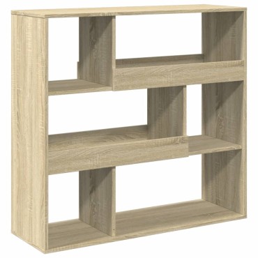 vidaXL Βιβλιοθήκη/Διαχωριστικό Χώρου Δρυς 100x33x94,5cm Επεξ. Ξύλο 1 τεμ.